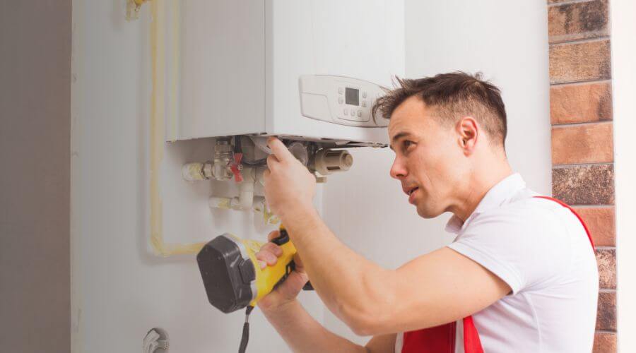 Local tankless water heater installation in Ivesdale, IL